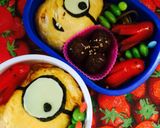 キャラ弁 ミニオン！作り方1写真