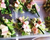(^O^)アスパラハムチーズマヨ！春巻き作り方3写真