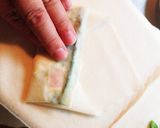 (^O^)アスパラハムチーズマヨ！春巻き作り方8写真