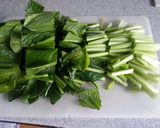 チンして青菜の胡麻和え作り方2写真