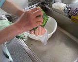 チンして青菜の胡麻和え作り方6写真