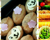 ★運動会のお弁当★おさるのお稲荷さん作り方1写真