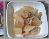 カブと鶏肉のあんかけ作り方3写真