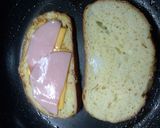フレンチトーストでクロックムッシュ作り方5写真