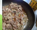 めんつゆ使って 豚こま肉の生姜焼き作り方5写真