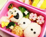 アナと雪の女王♡オラフの簡単キャラ弁作り方5写真