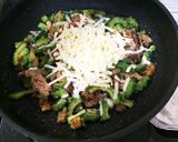 苦くないゴーヤの味噌チーズ炒め作り方5写真