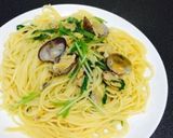 水菜入りアサリパスタ(*^o^*)作り方4写真