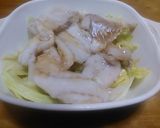 キャベツとたらのレンジ蒸し作り方4写真