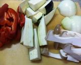 焼き野菜の味噌ピーマリネ作り方1写真