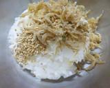 ちりめんさんしょうのおにぎり作り方1写真