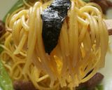AE社名物♪黄金百式うにパスタ作り方6写真