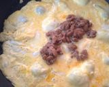 糖質0g麺で納豆オムレツのせカレーうどん作り方5写真