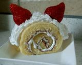ねこロールケーキ♡作り方3写真