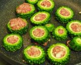 簡単！子供ぱくぱく♪ゴーヤの肉詰め作り方4写真