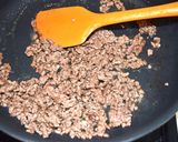 和風で簡単☆牛ひき肉と空芯菜の炒め♪作り方4写真