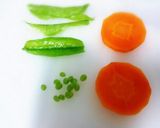 夏のキャラ弁❈金魚作り方1写真