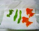 夏のキャラ弁❈金魚作り方4写真