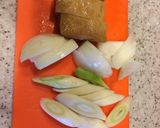 油揚げのキムチ炒め作り方1写真