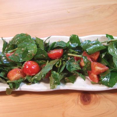 ルッコラのシンプル簡単サラダ by こまちち 【クックパッド】 簡単