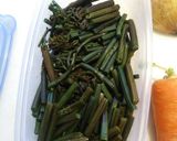 一品料理：蕨の豚肉の醤油炒め作り方1写真