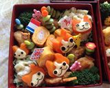 妖怪ウォッチで運動会♪キャラ弁作り方13写真