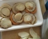 簡単ホワイトソース＊帆立と茸のグラタン＊作り方1写真