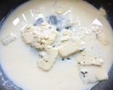 豆乳で！あっさりブルーチーズの簡単パスタ作り方1写真