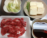 簡単やさしい☆肉豆腐作り方1写真