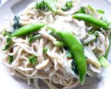 豆乳で！あっさりブルーチーズの簡単パスタ作り方5写真