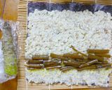 蕗の佃煮で巻き寿司作り方3写真