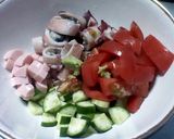 ちょい和風のいかトマト冷麺作り方3写真