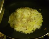 旨辛！春雨・白菜・豚挽肉の豆鼓辣椒醤炒め作り方3写真
