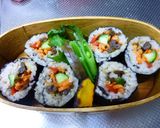 蕗の佃煮で巻き寿司作り方5写真