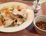 コンビニ食材で❗️むね肉の蒸し焼き作り方6写真