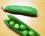 ふっくら色鮮やか♪グリーンピースで豆ご飯作り方1写真