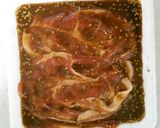 超簡単　豚薄切り肉うま焼き肉スタミナ丼作り方2写真