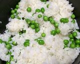 ふっくら色鮮やか♪グリーンピースで豆ご飯作り方7写真