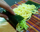 ★焼きそばロール弁当★作り方2写真