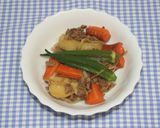 もっちり新食感☆干し芋風ポテトで肉じゃが作り方5写真