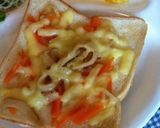 超簡単☆朝食ひじきトースト作り方7写真