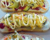 野菜サラダのリメイクトースト作り方5写真