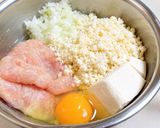 ヘルシー胸肉とおから入豆腐ハンバーグ作り方6写真