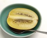 ふたりで１個♡簡単キウイの食べ方作り方2写真