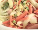 お魚ソーセージでかき揚げ！作り方1写真