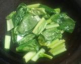 小松菜チーズの巣ごもり目玉焼き作り方1写真