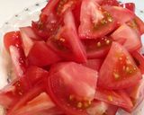 トマトのガーリック炒め作り方1写真