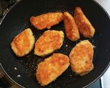全工程写真付き＊基本の揚げ焼き魚フライ作り方7写真