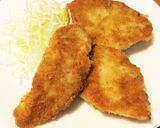 全工程写真付き＊基本の揚げ焼き魚フライ作り方8写真