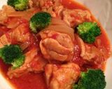 簡単☆水なし!鶏手羽元のトマト煮作り方14写真